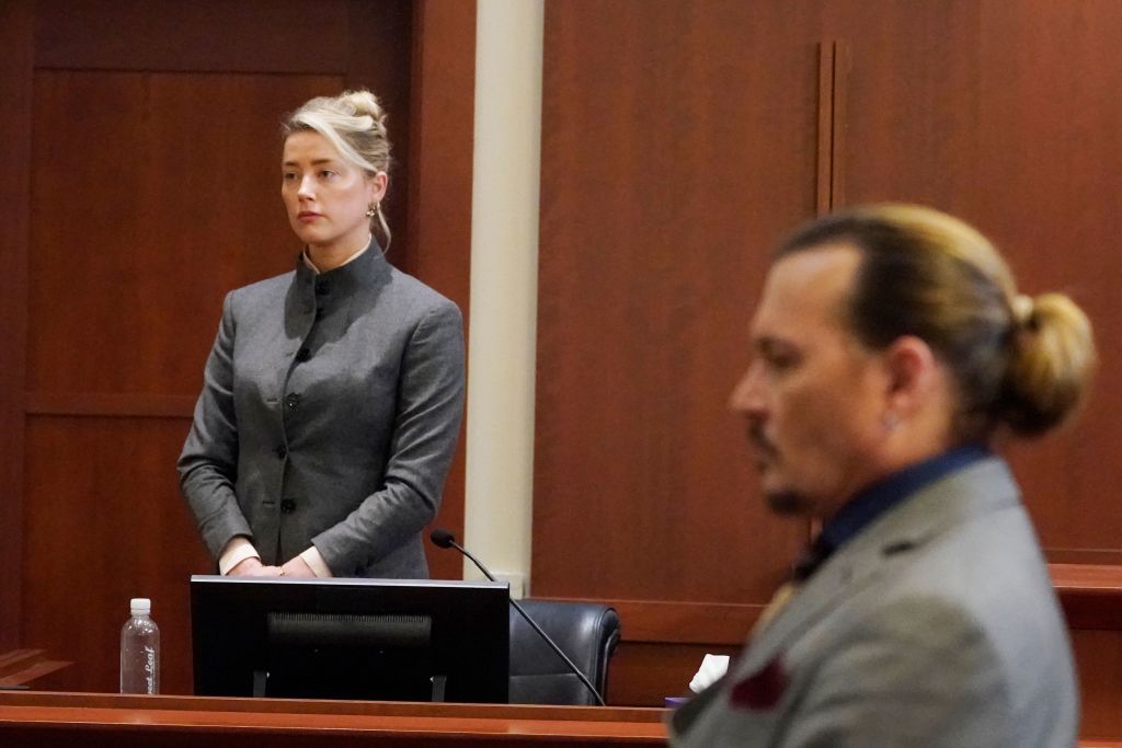 Johnny Depp Amber Heard en juicio