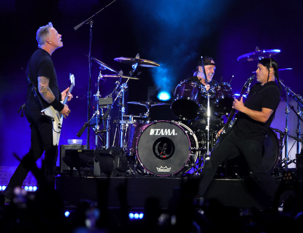 Metallica durante concierto 7 de mayo en Brasil