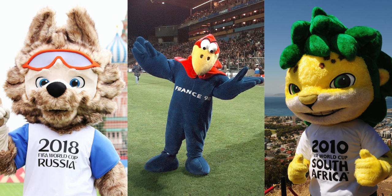 ¡Conoce las mascotas más famosas de los Mundiales de Fútbol!