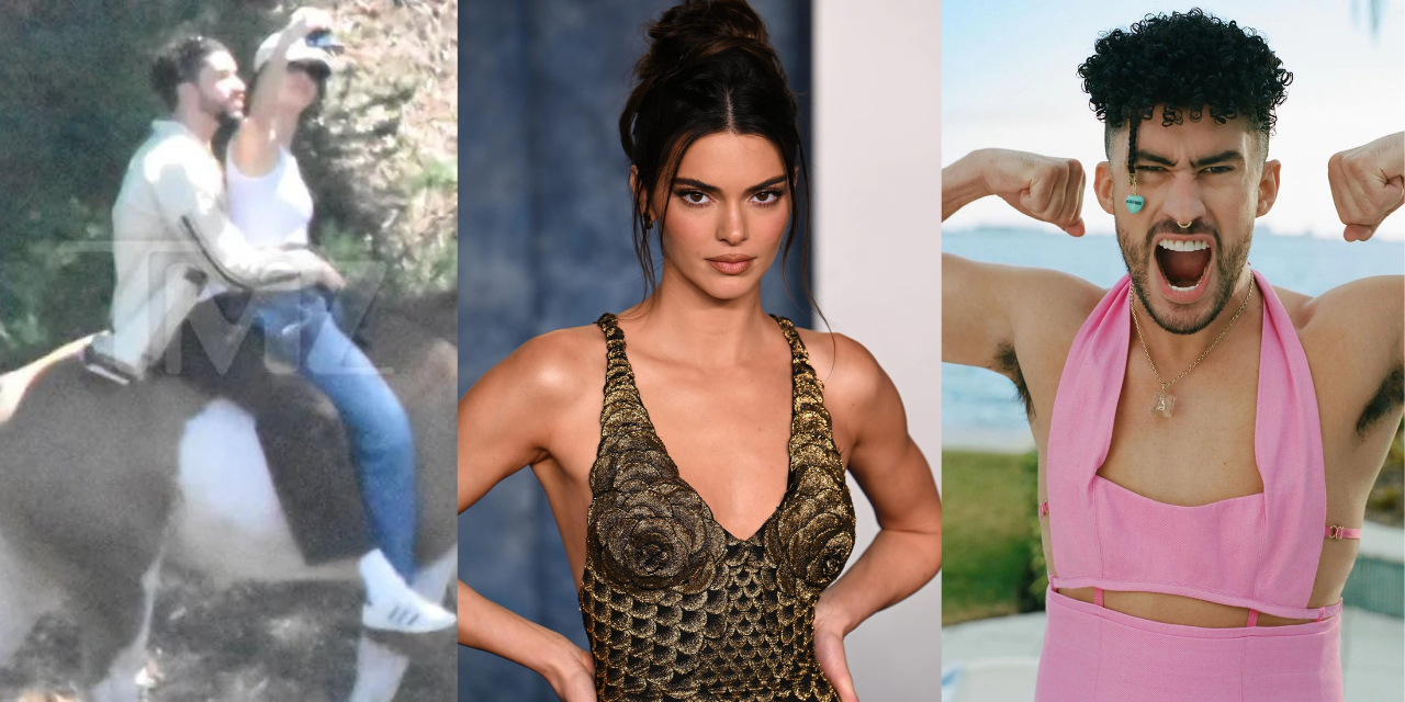 Así fue la cita de Bad Bunny y Kendall Jenner a caballo