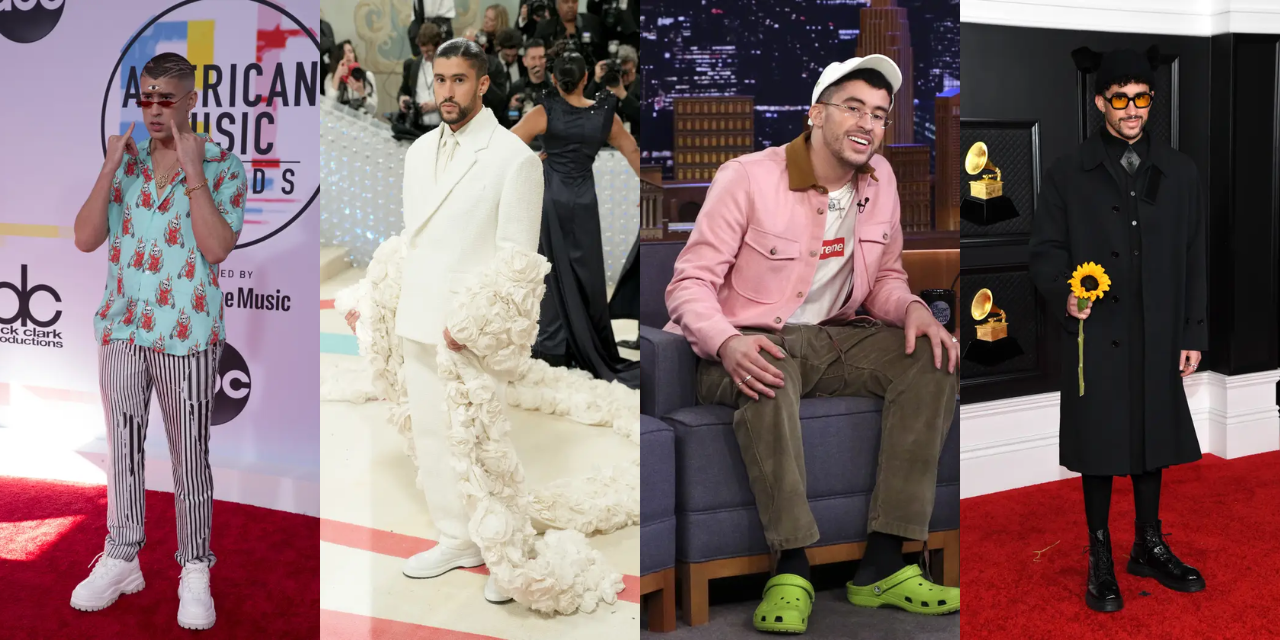 Así ha cambiado de look Bad Bunny a lo largo del tiempo