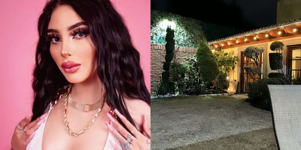 Así es la mansión de Bellakath, la Reina del Perreo en México