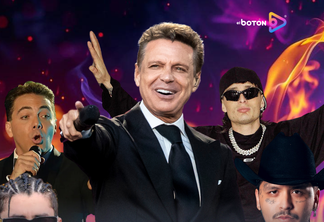 Artistas que han sido captados en conciertos de Luis Miguel